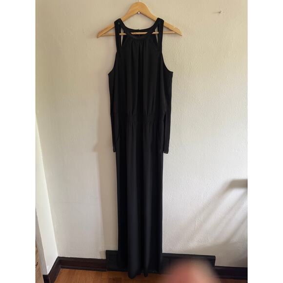 BCBG black jumpsuit size medium - Picture 1 of 7